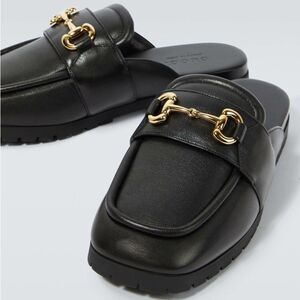 Brand new women’s Gucci Horsebit leather slippers size 10.5
